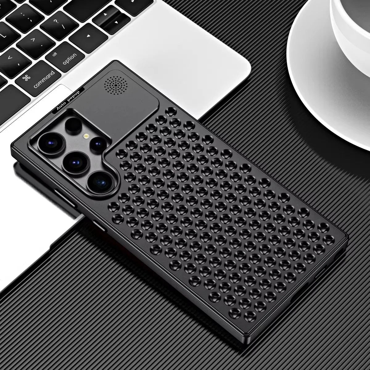 Heat and Shockproof Aluminum Alloy Metal Case for Samsung Galaxy S25 S24 S23 - Sky-cover
