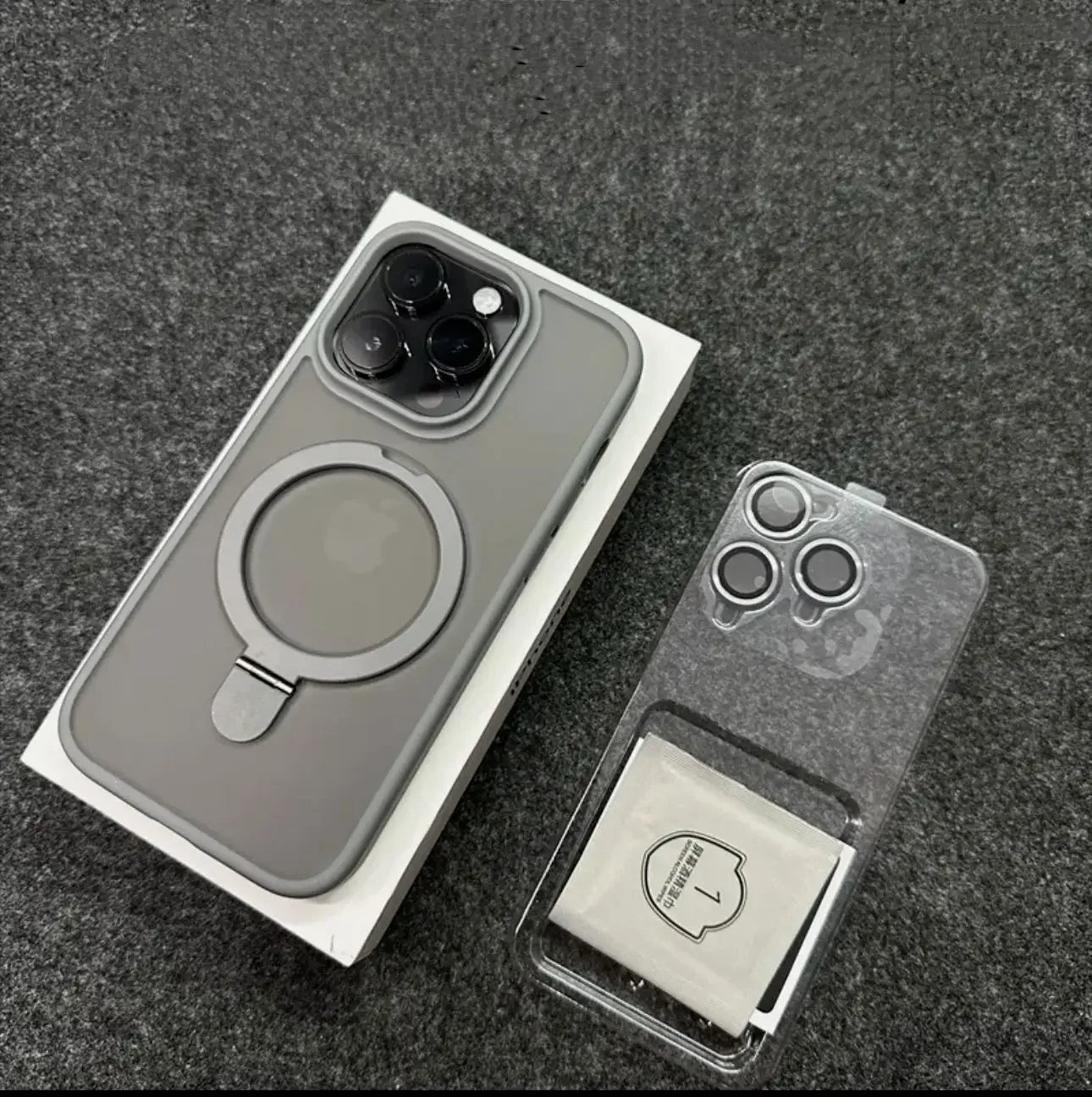 Magsafe Magnetic Ring Case for All iPhones with Lens Protector - Skycover