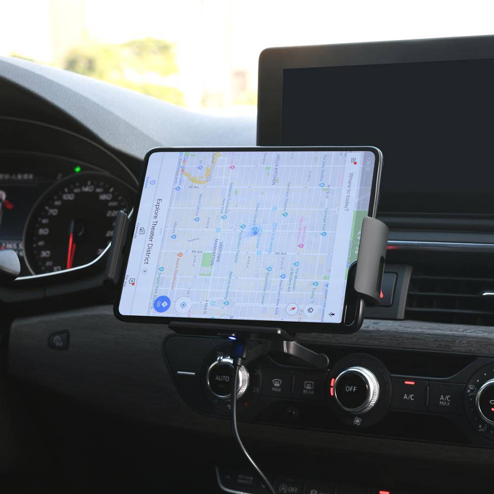 Wireless Car Charger-Magnetic car mount for smartphones and tablets. - S1 With Car Charger - Sky-cover