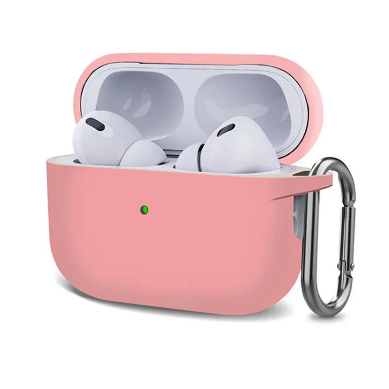 Case for Apple Airpods Pro 2 Earphone Accessories Case Silicone Headphone Cover - Case for Apple Airpods Pro 2 / Pink - sky-cover