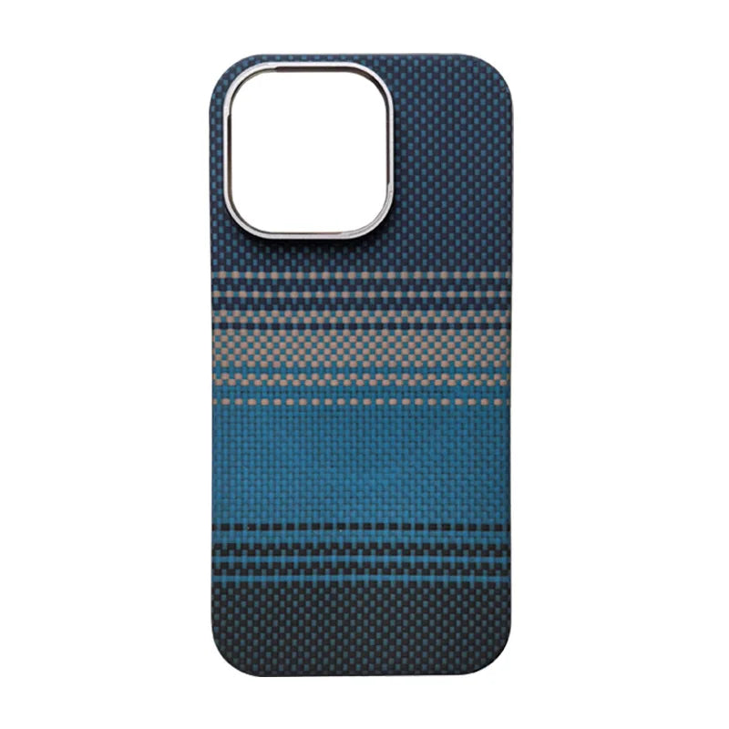 Real Pure Carbon Fiber Air Case Lightweight Aramid fiber cover for iPhone 15 16 Plus Pro Max Ultra Thin Case with MagSafe - Sky-cover