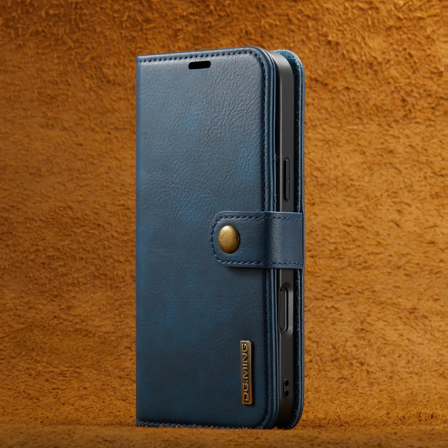 Magnetic Leather Wallet Phone Case with Card Holder – 2-in-1 Foldable Cover for iPhone 17 Series - Sky-cover