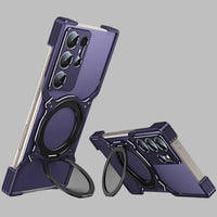 Purple and silver