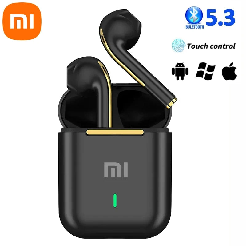 XIAOMI Wireless Bluetooth Headphones In Ear Stereo Sports Earphone Ture Wireless Bluetooth Headset With Mic - Black - Sky-cover