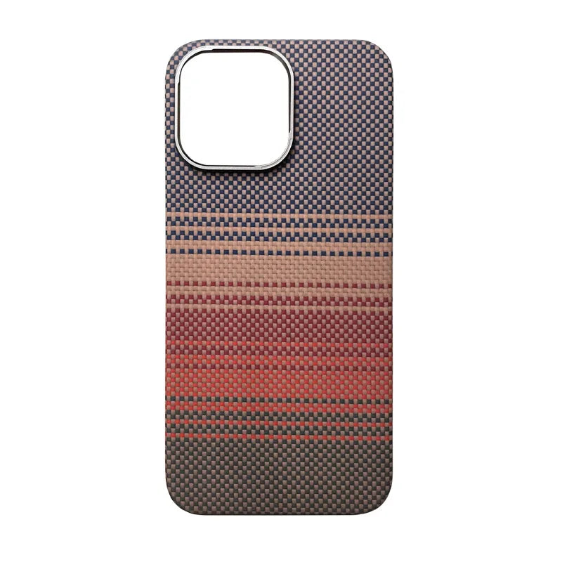 Real Pure Carbon Fiber Air Case Lightweight Aramid fiber cover for iPhone 15 16 Plus Pro Max Ultra Thin Case with MagSafe - Sky-cover