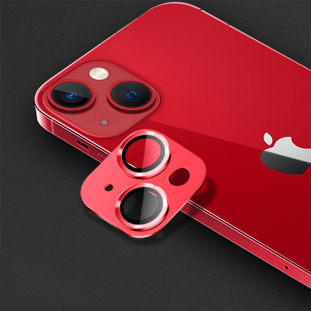 Premium Tempered Glass Full Cover Camera Lens Protector for All iPhone Models - Red / for iphone 14 plus - sky-cover