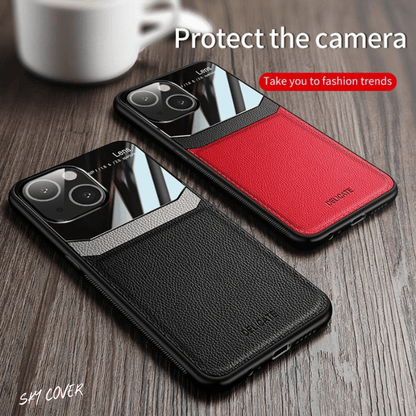 Luxury leather cover iphone and Lens Protection for All Iphone - Sky-cover