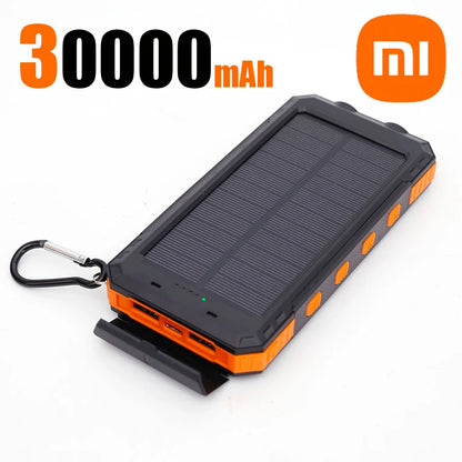 Xiaomi 100000mAh Large Capacity Solar Power Bank - Orange 30000mAh - Sky-cover