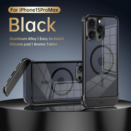 Aluminum Alloy Magnetic Phone Case for All iPhone - Sky-cover