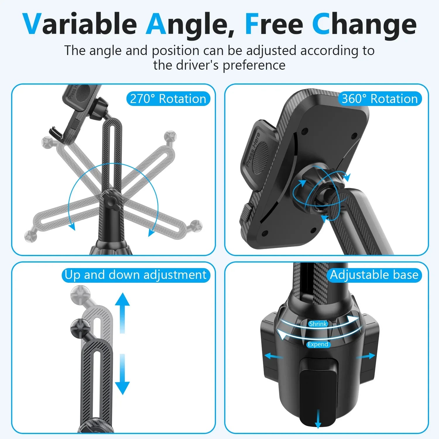 Car Cell Phone Holder - Sky-cover