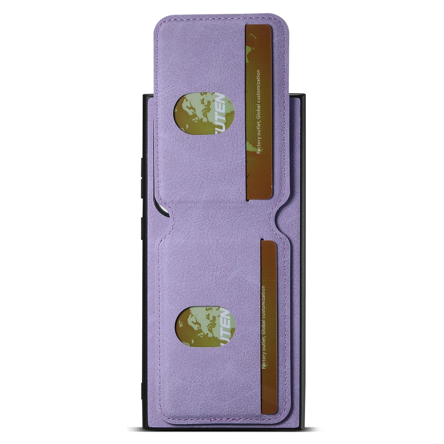 SUTENI Leather Wallet Card Holder Phone Cases For Samsung Galaxy S24 S23 Ultra S22 Plus Note20 - Sky-cover