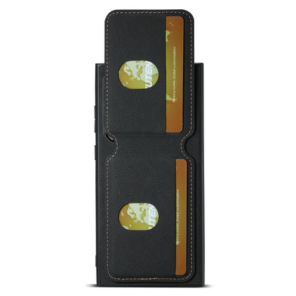 SUTENI Leather Wallet Card Holder Phone Cases For Samsung Galaxy S24 S23 Ultra S22 Plus Note20 - Sky-cover
