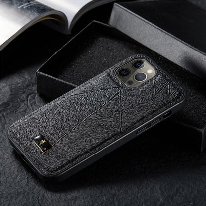 Ultra Thin Men's Pu Leather Soft Case For All iPhone Phone Cover - Sky-cover