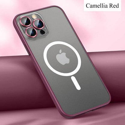 Luxury Cover compatible with wireless charging Magsafe and plus lens protection - SKY COVER
